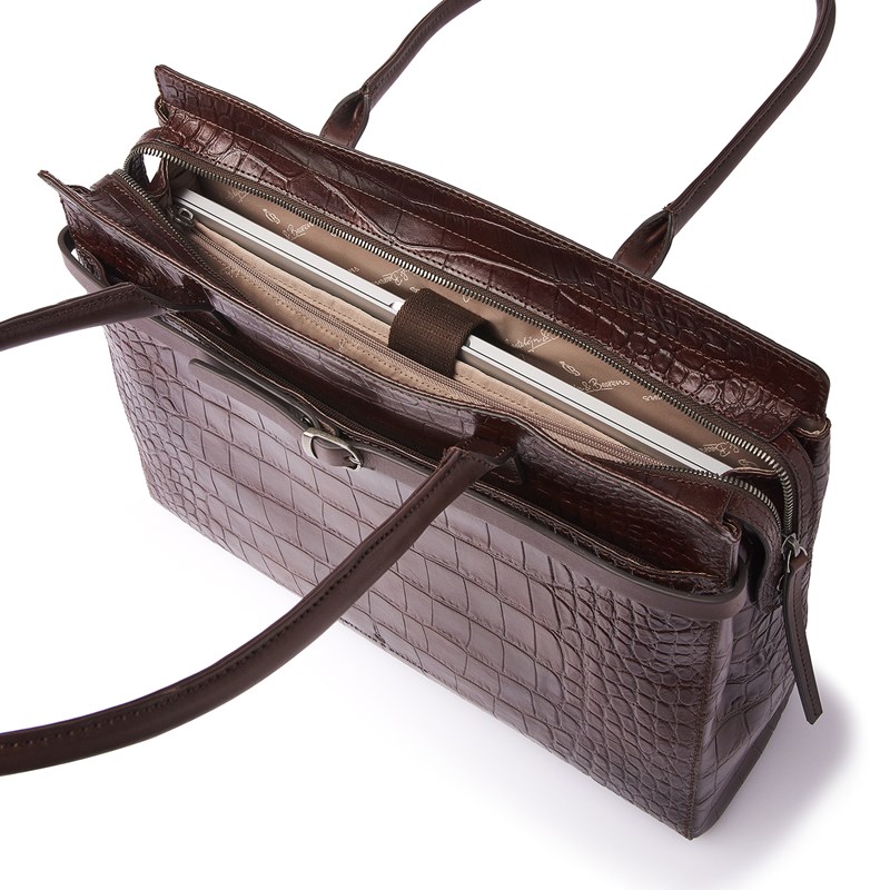 Castelijn & Beerens Computertaske Tess RFID Mocca Brun 15" 6