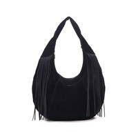 Núnoo Skuldertaske Gabi Suede  Sort 1