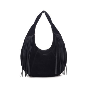 Núnoo Skuldertaske Gabi Suede Sort