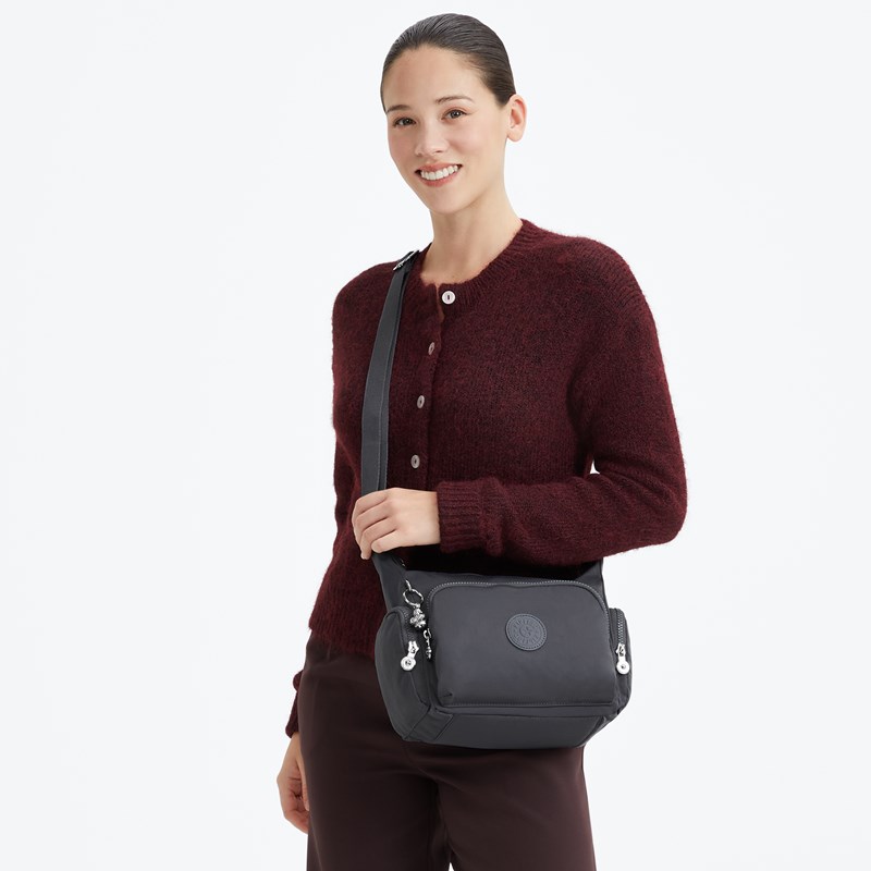 Kipling Crossbody Abanu M Blågrå 5