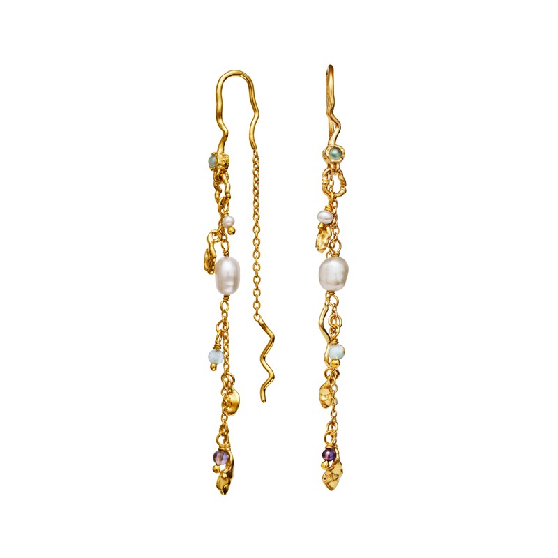 Maanesten Örhängen Poppy Guld 2