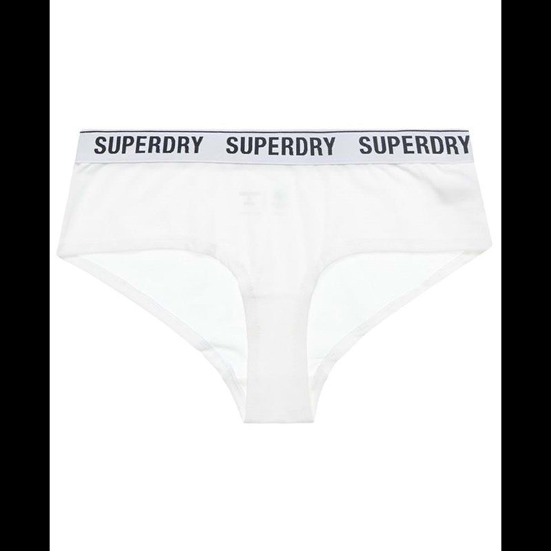 Superdry Trusser Hipster Brief Hvid Str M