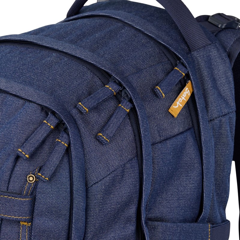 Satch Skolväska Set Denim Blue Denim 9