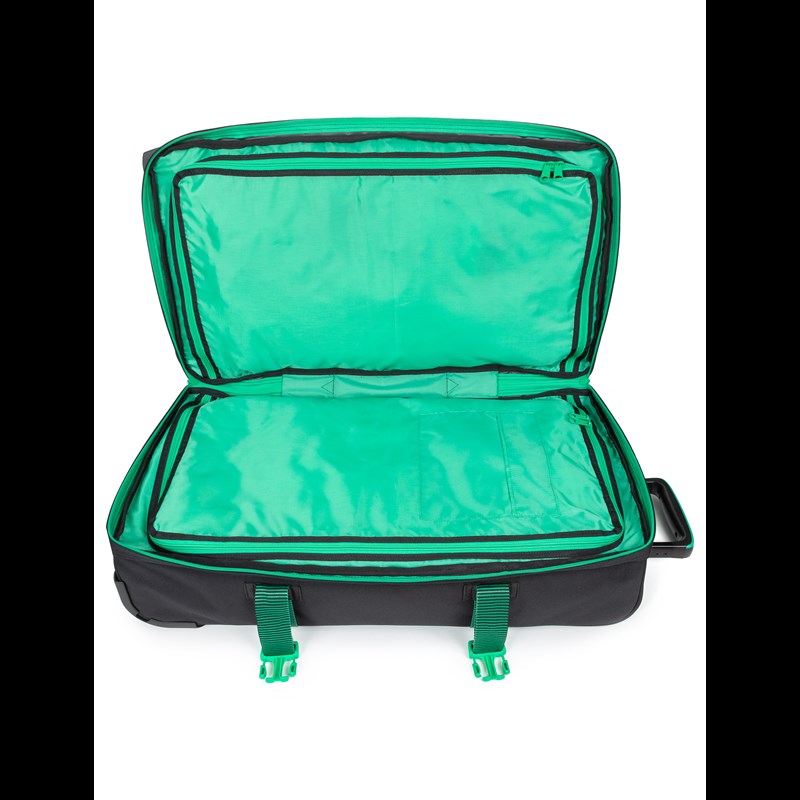 Eastpak Kuffert Tranverz Sort/Turkis Str M 2