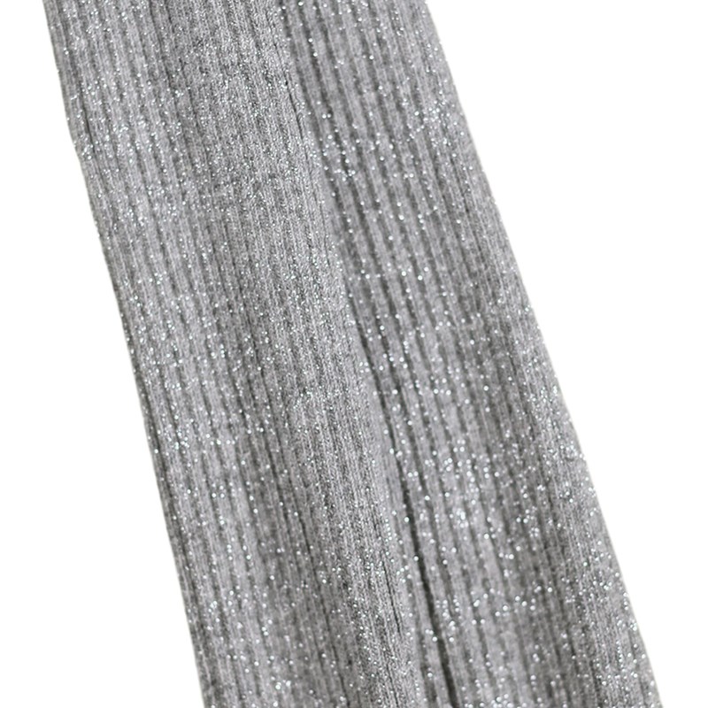 Molo Strømpebukser Glitter Rib Grå Str. 86-92 3