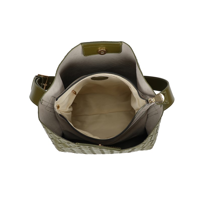 Conmé Axelväska Konny Braid Oliv Grön 4