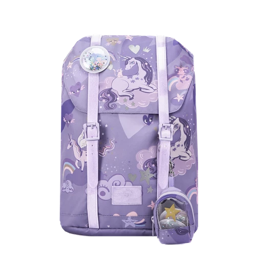 Skolväska Retro Purple