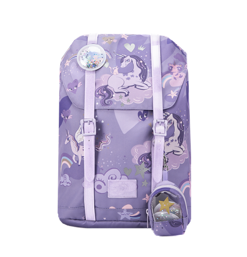 Skolväska Retro Purple
