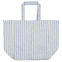 Ib Laursen Shopper Quiltet Blå rand 1