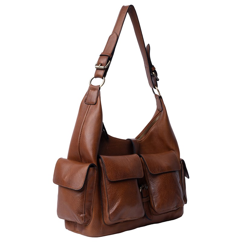 RE:DESIGNED Skuldertaske Solvej Large Brun 3