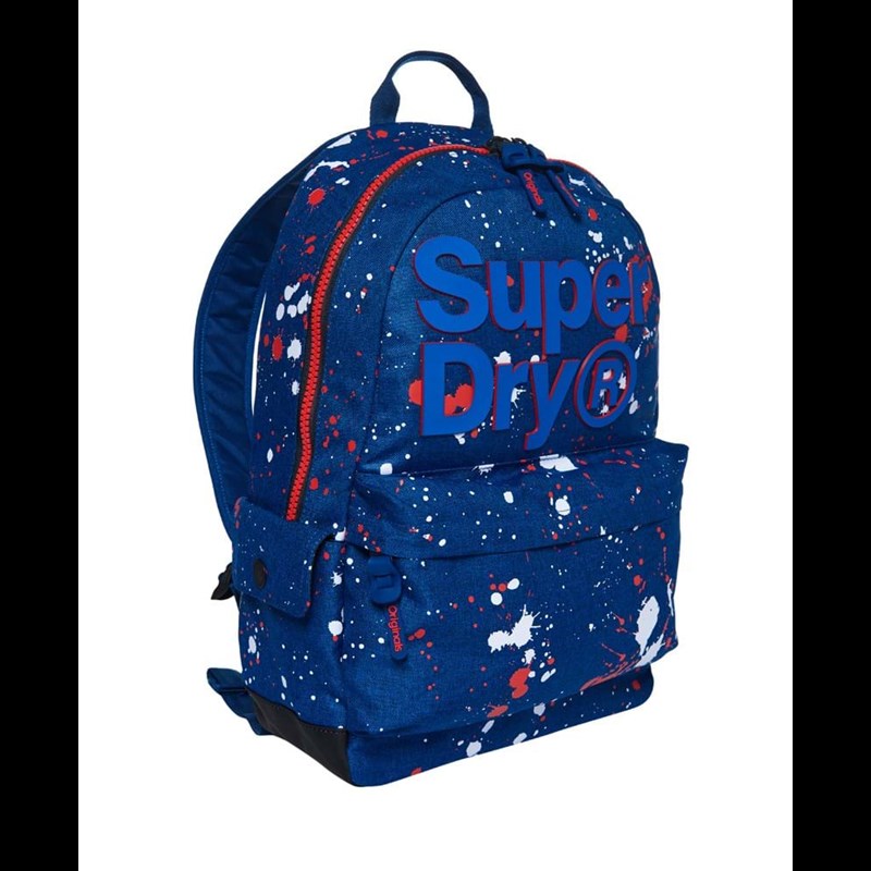 Superdry Rygsæk Montana Tone Splatter Blå/rød 3