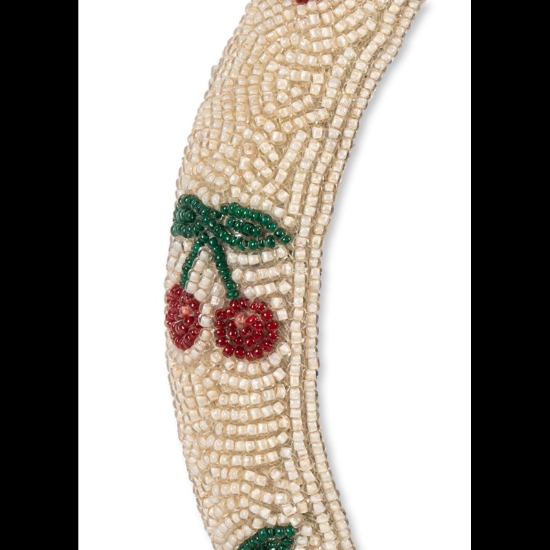 Konges Sløjd Hårbånd med Perler Cherry Lyserød 4