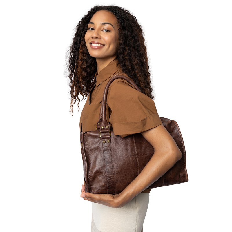 RE:DESIGNED Skuldertaske Miri Big M. Brun 2