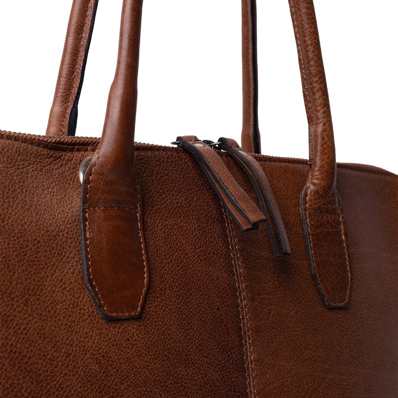 RE:DESIGNED Skuldertaske Silje Big Brun 4