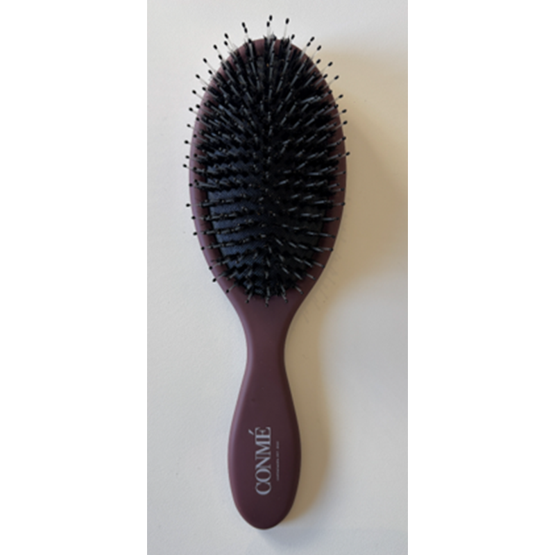 Conmé Hårborste med vildsvinshår Bordeaux 5
