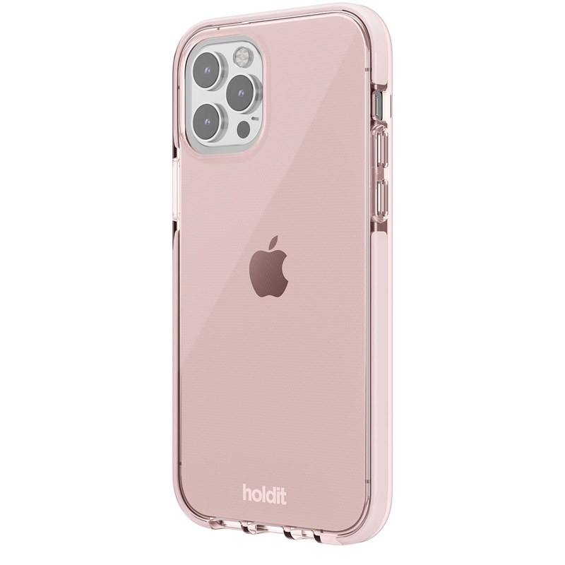 Holdit Mobilcover Seethru Lyserød iPhone 12/12 Pro 2