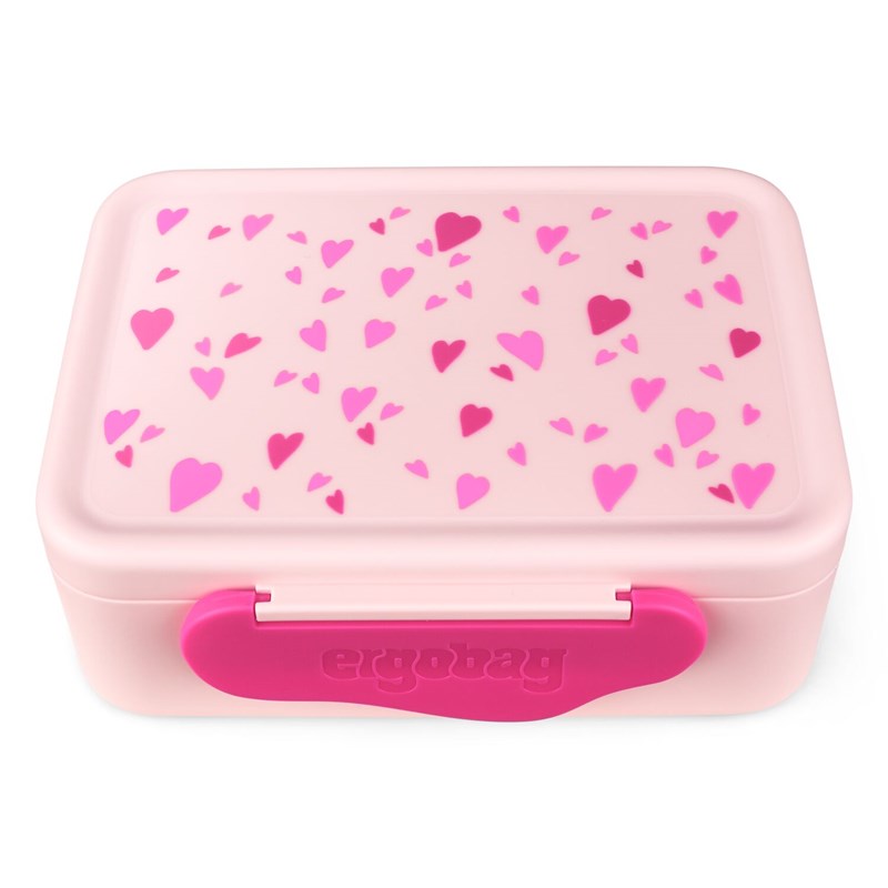 Ergobag Madkasse Hearts Pink mønstret 1