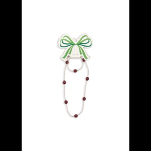 Konges Sløjd Halskæde & Armbånd Sæt Ladybug Hvid