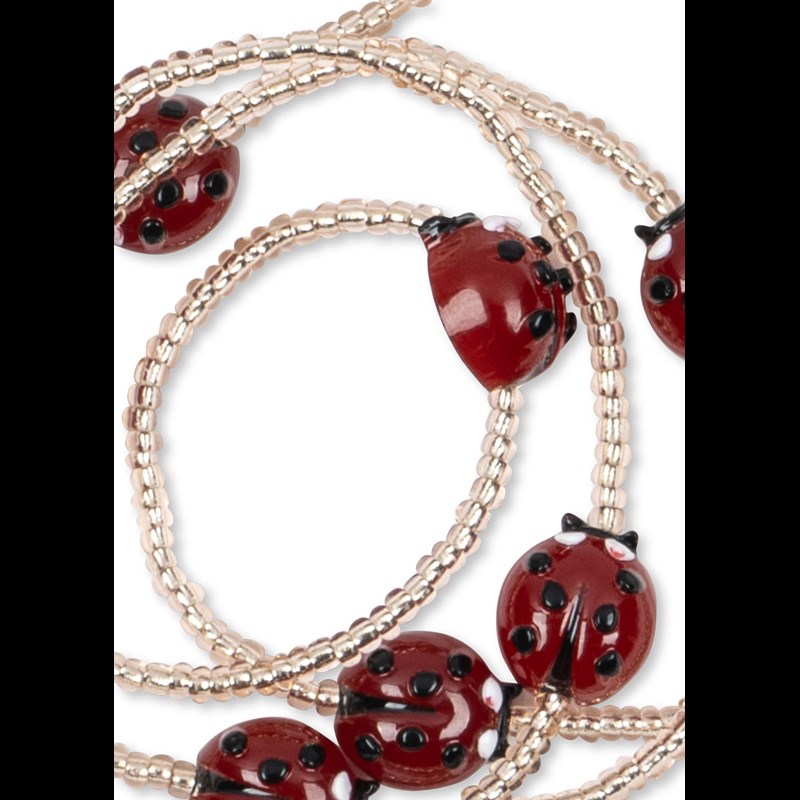 Konges Sløjd Halsband & Armbandsset Ladybug Vit 4