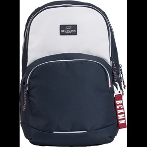 Beckmann Skolväska Sport Jr Navy White Blå/Vit