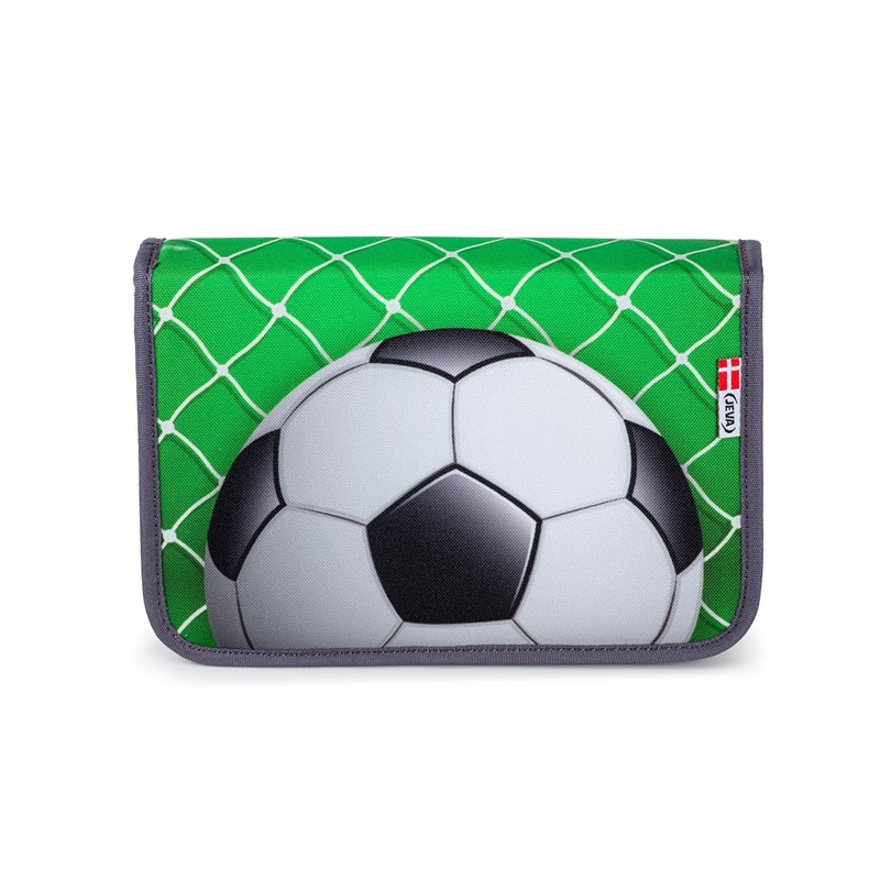 JEVA Penalhus Onezip Football Grøn/sort 1