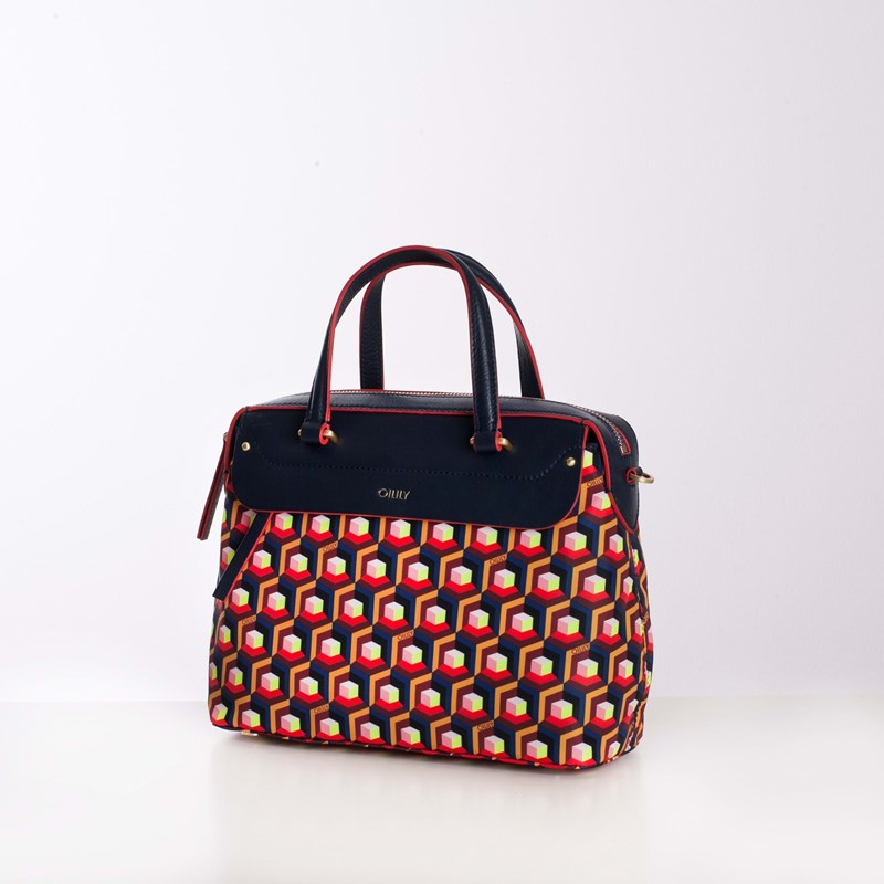 Oilily Håndtaske S Blå/mønster 3