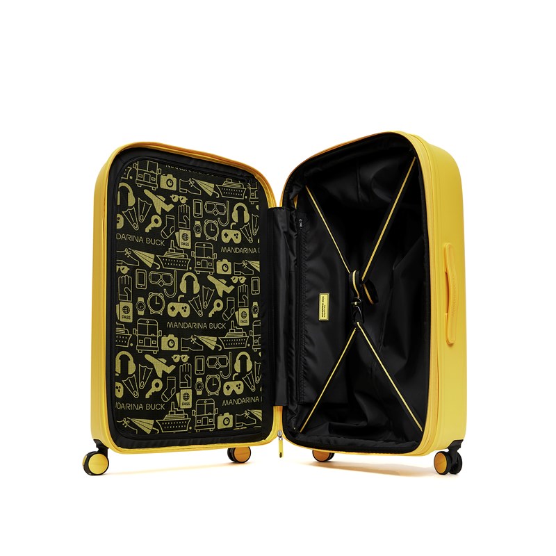 Mandarina Duck Kuffert Logoduck Gul 75 Cm 4