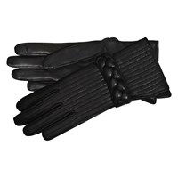 HERA Damehandske Flet Sort Str 6,5