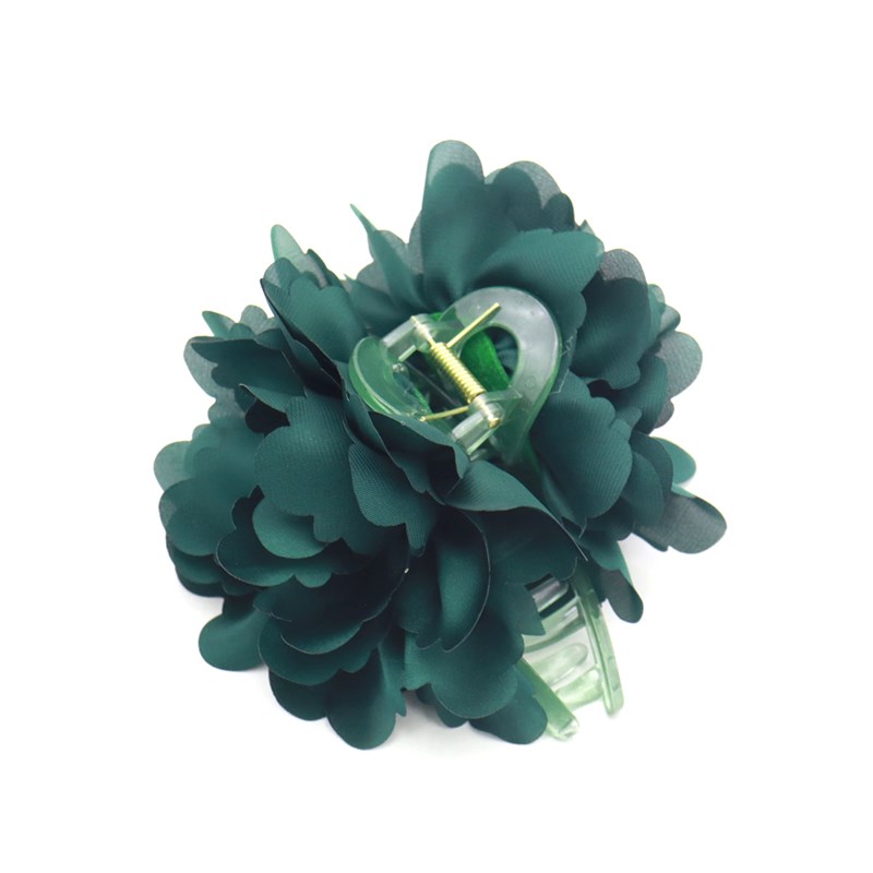 Conmé Hårklemme lea, støvet grøn blo m. grön 3