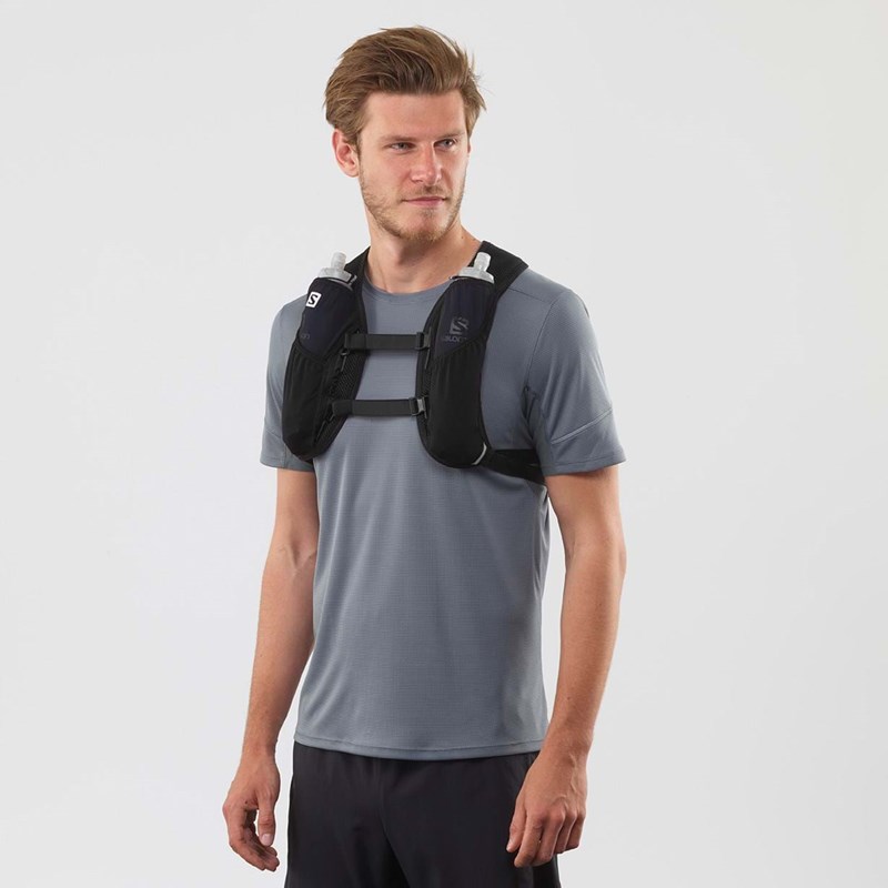 Salomon Løberygsæk/vest Agile 2 Set Sort/Sort 10