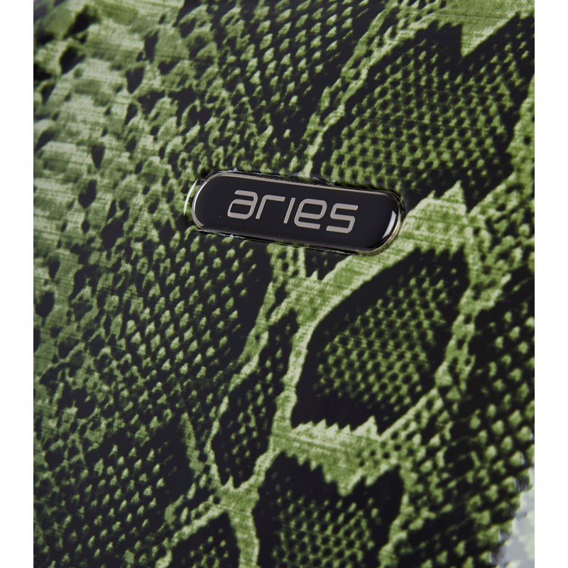Aries Travel Kuffert Barcelona Grøn snake 55 Cm 5