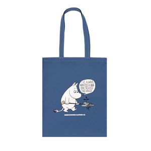 Nordic Buddies Tote Bag Mumi M. blå