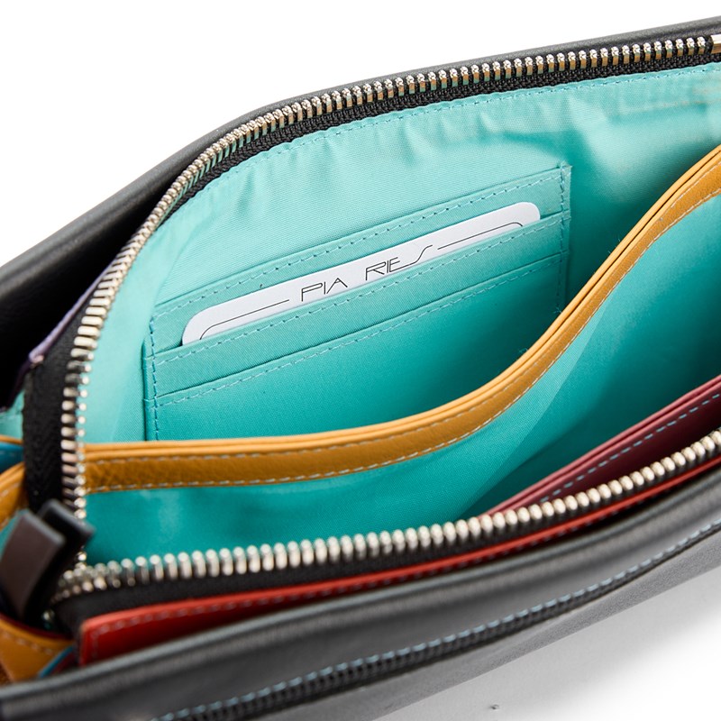 Pia Ries Crossbody Tropical Ovena  Svart 16