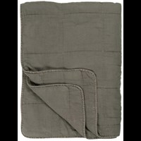 Ib Laursen Filt Vintage Khaki grön 130x180 1