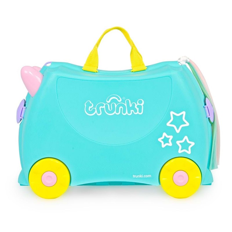 Trunki Børnekuffert med hjul Una de U Turkis 3