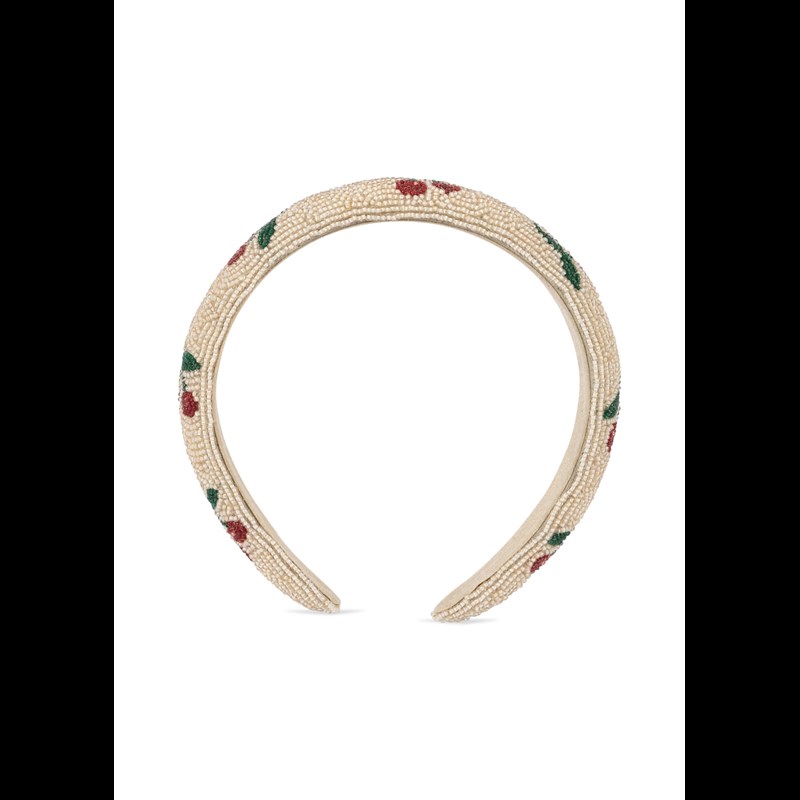 Konges Sløjd Hårbånd med Perler Cherry Lyserød 3