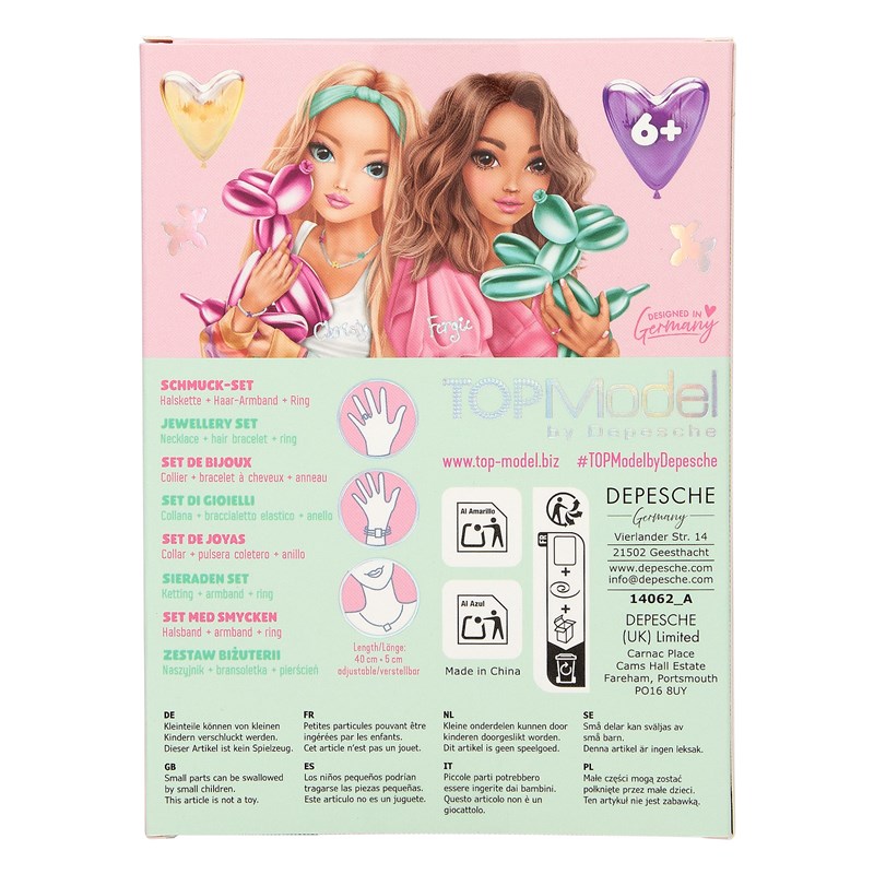TOPModel Smykkesæt  Lyserød 4