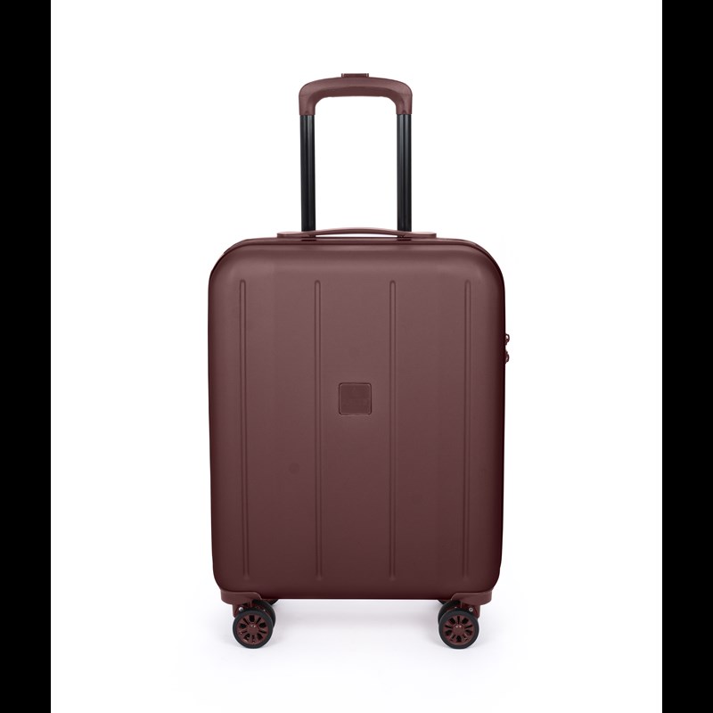 Aries Travel Resväska Palermo Brun/röd 55 Cm 1