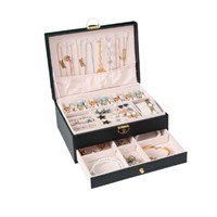 UNIQ Smykkeskrin med Skuffe Sort