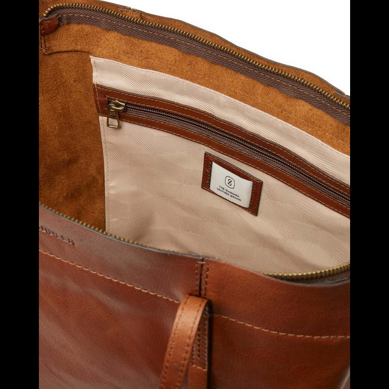 Saddler Shopper tote Blanca Brun 4