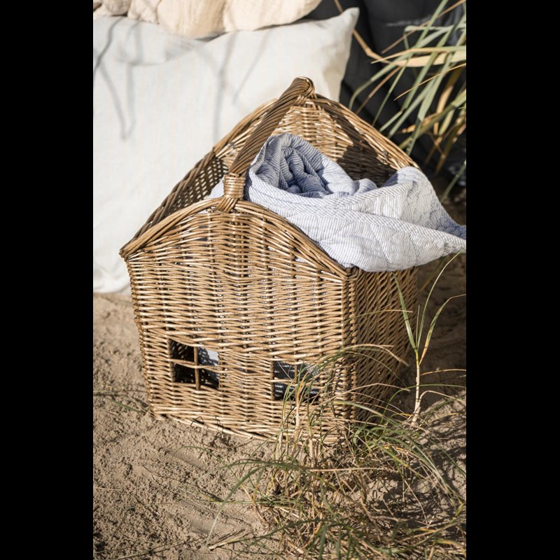 Ib Laursen Tæppe Quiltet Blå/hvid 6