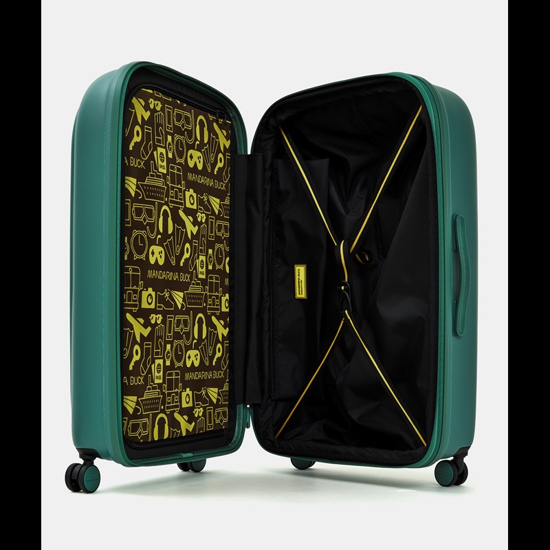 Mandarina Duck Kuffert Logoduck + Grøn/grøn 75 Cm 4