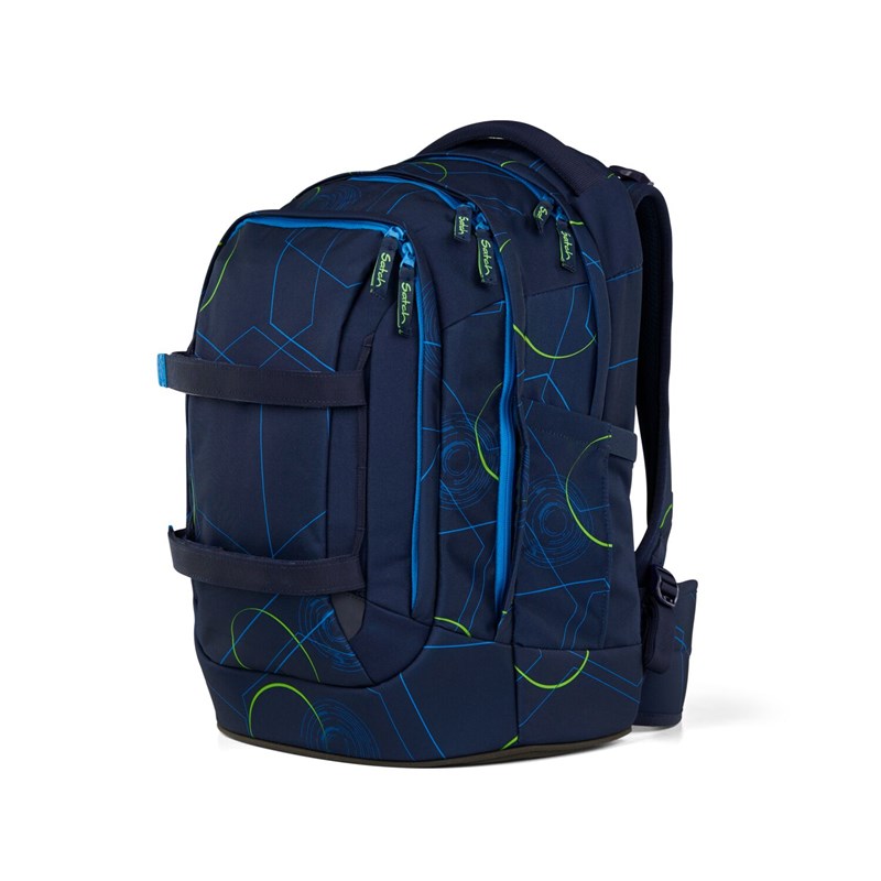 Satch Skolväska Pack Blue Tech Blå/Grön 7