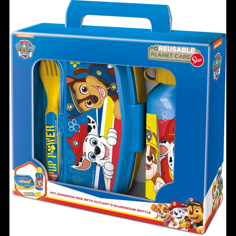 Paw Patrol Matlåda Set Paw Paw Patrol Blå med gul