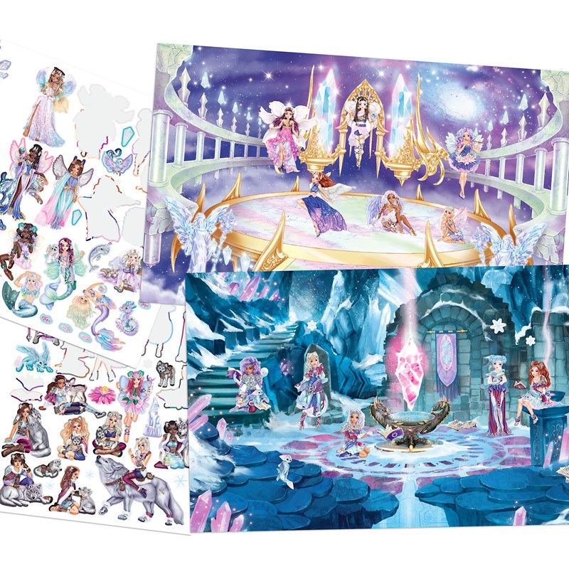 TOPModel Klistermærkebog Iceworld Lyseblå 4