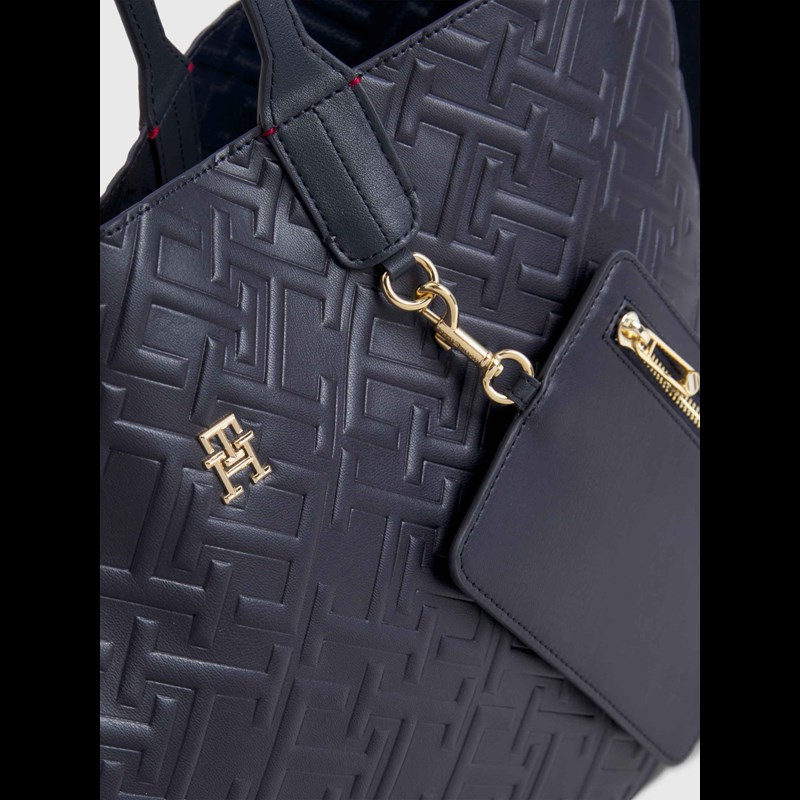 Tommy Hilfiger Väska Tote Iconic Mono Blå 3