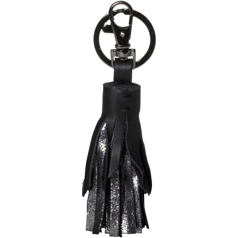 Aura Glitter/sølv Nøglering Sølv