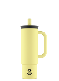 24Bottles Termokop Straw Cup Gul 1