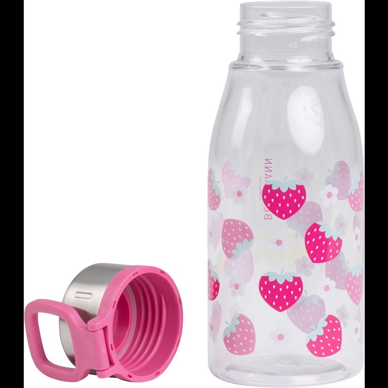 Beckmann Vattenflaska Strawberry Rosa mönster 2