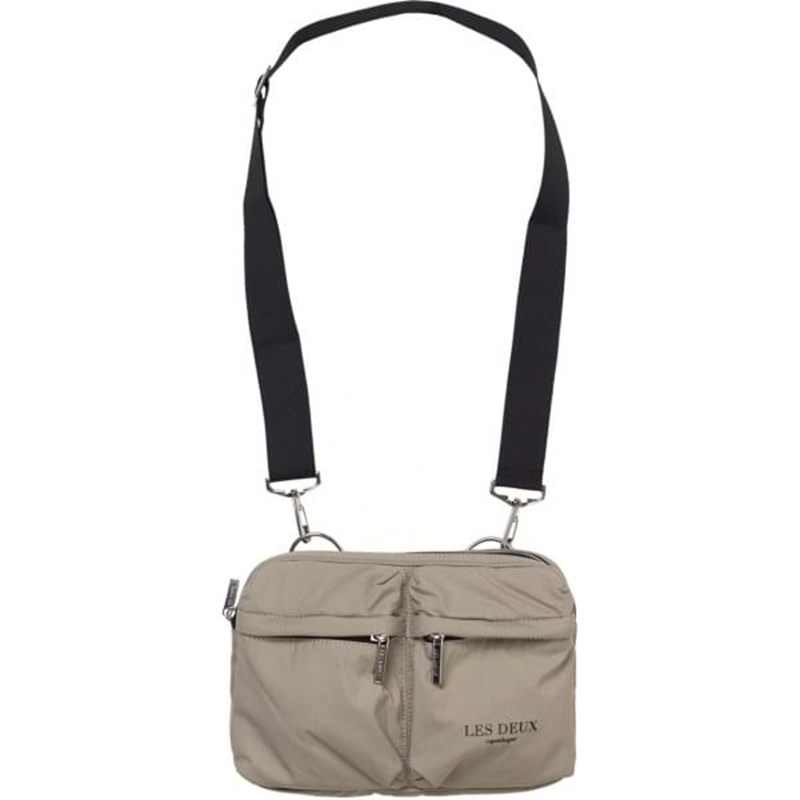 Les Deux Crossbody Tucker Double Taupe